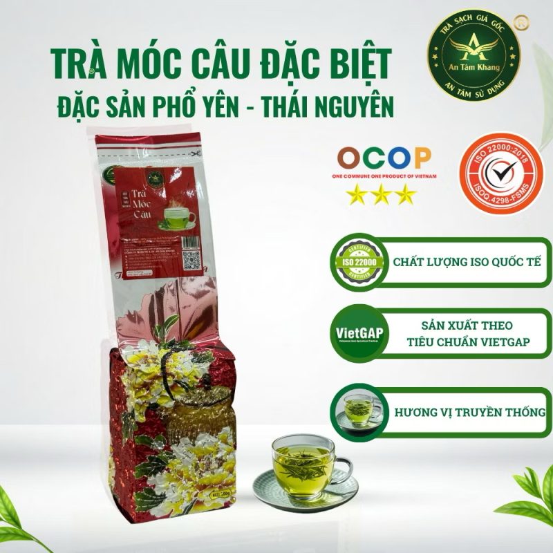 Trà Móc Câu đặc biệt - 100gam, 200gam, 500gam Chè Thái Nguyên