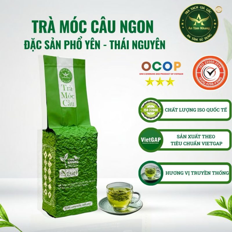 Trà Móc Câu ngon - 100gam, 200gam, 500gam Chè Thái Nguyên An Tâm Khang