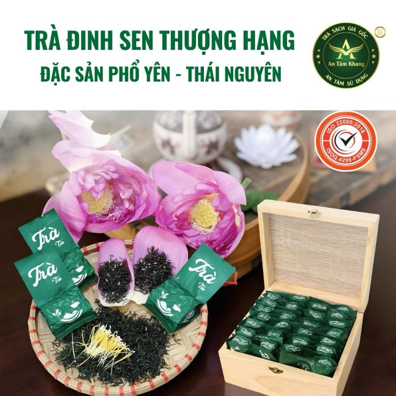 Trà Đinh Ướp Sen Tây Hồ - Trà Thái Nguyên
